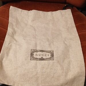 Gucci Natural Linen Dust Bag